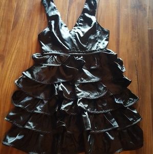 Black frilly party dress